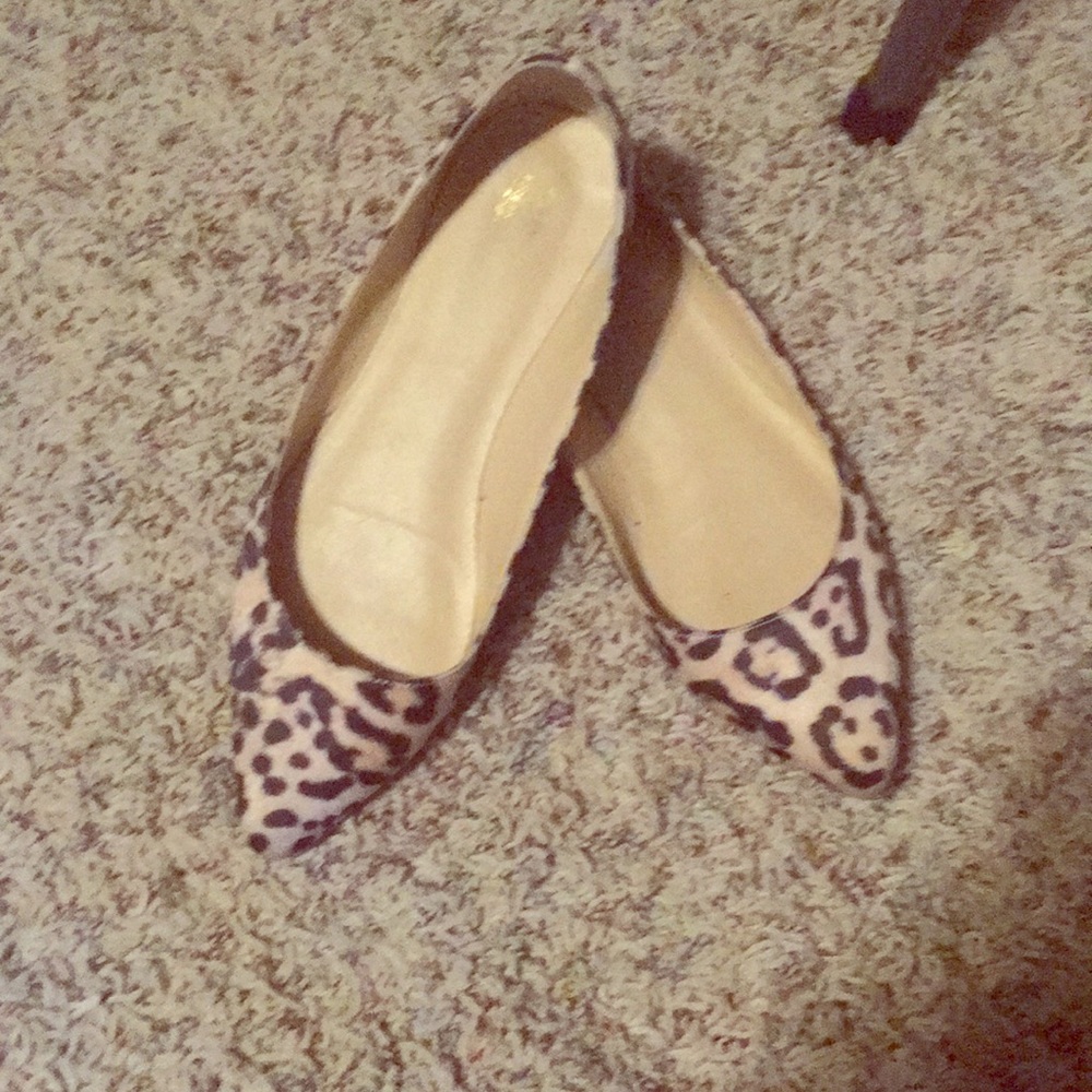 Leopard print flats size 6.5